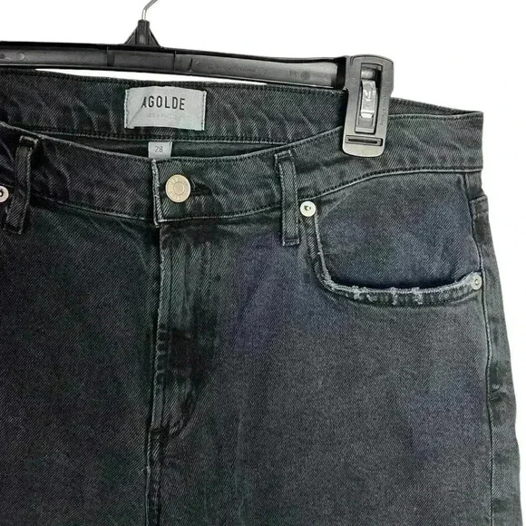 Agolde Toni Mid Rise Straight Jeans Feral Size 28 - Picture 5 of 10